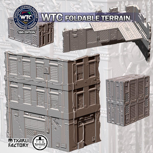 WTC Official Sovietic Foldable Terrain Full Tournament READY Sets / Pieces - Official {TxarliFactory} Set (10th Edition)