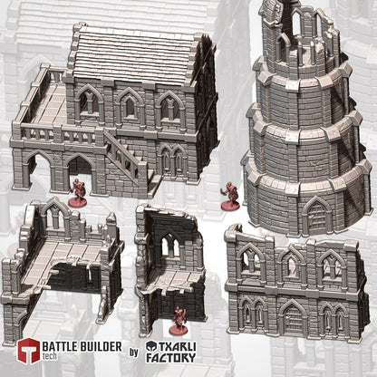 Middle Earth Town Terrain Full Set or Pieces {By TxarliFactory}