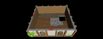 Fantasy Tabletop Workshop Model Interior or Exterior and Furniture for Interior! {By 3DArtGuy}