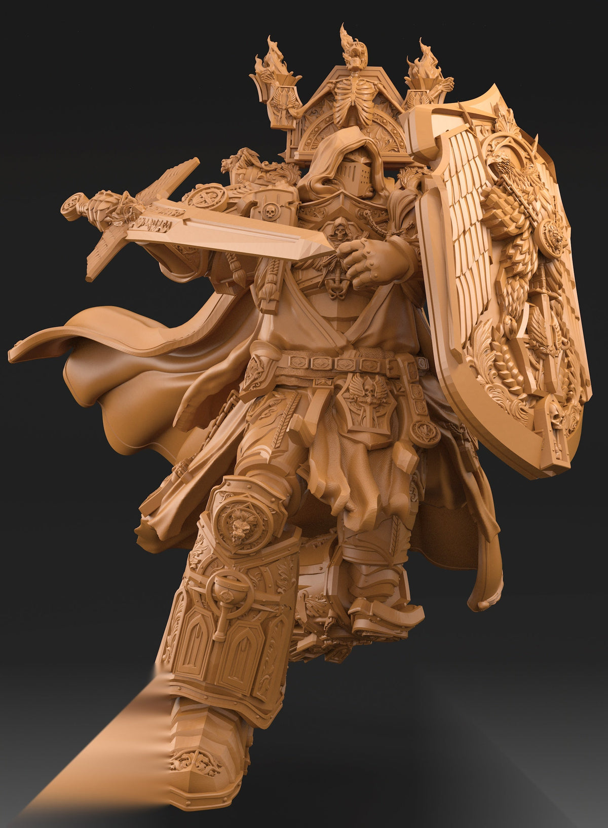 Noisy Sister 32mm resin miniature by 3DArtGuy