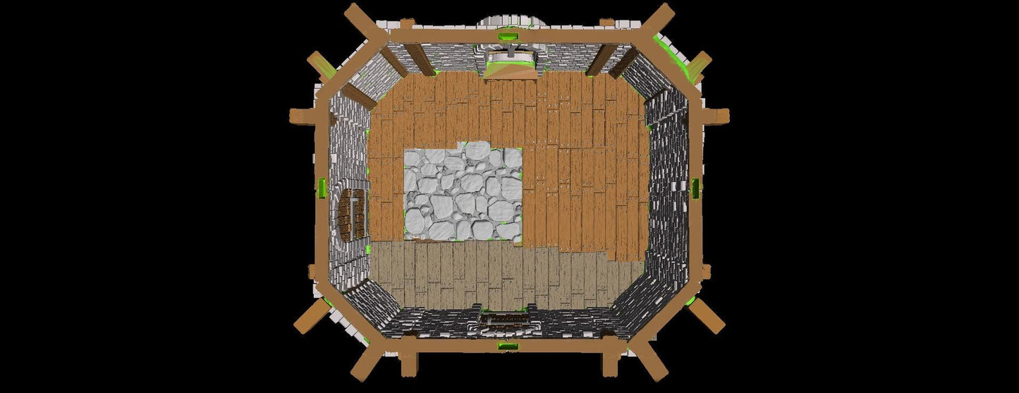 Fantasy Tabletop Workshop Model Interior or Exterior and Furniture for Interior! {By 3DArtGuy}