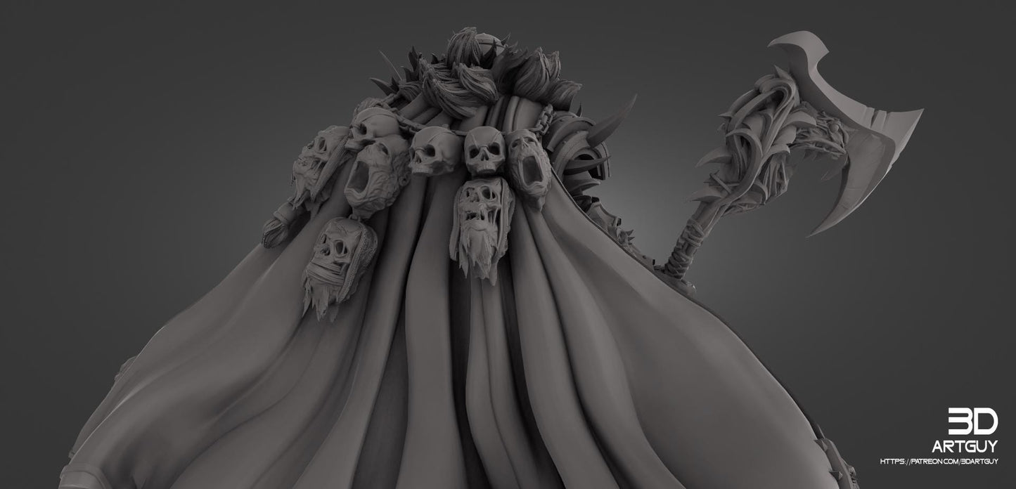 Chaos Knight Miniature GrimDark / Fantasy Figure V3 38mm 50mm 75mm 100mm {By 3DArtguy)