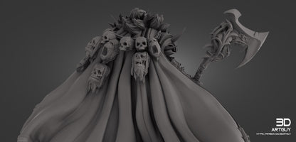 Chaos Knight Miniature GrimDark / Fantasy Figure V3 38mm 50mm 75mm 100mm {By 3DArtguy)