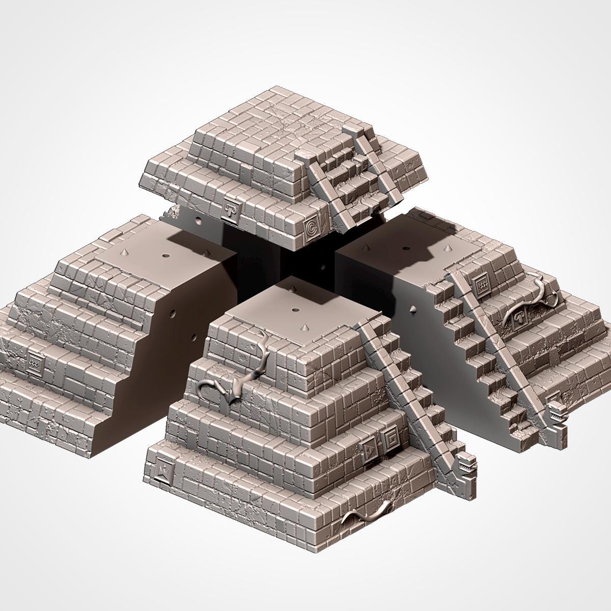 City in the Jungle – Ancient Ruins Terrain Set