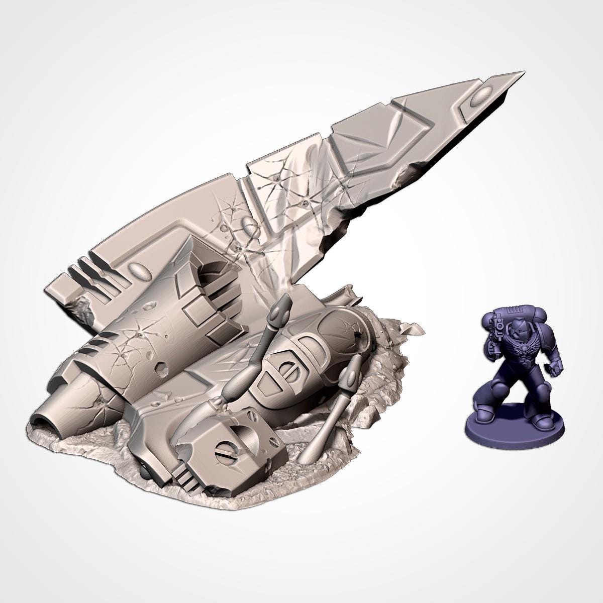 Xeno Crashed Ships Terrain