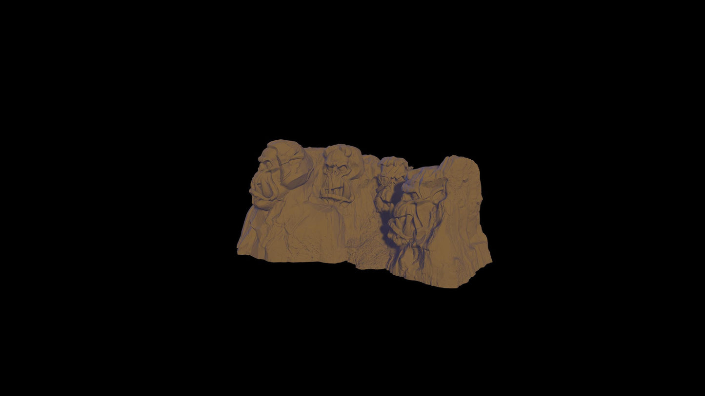 Orcish Monument Terrain- Full Set or Pieces {By TxarliFactory}
