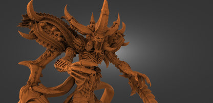 Belial Demon Fantasy Model 2 Versions 50mm 75mm 100mm 150mm {By3DArtGuy}
