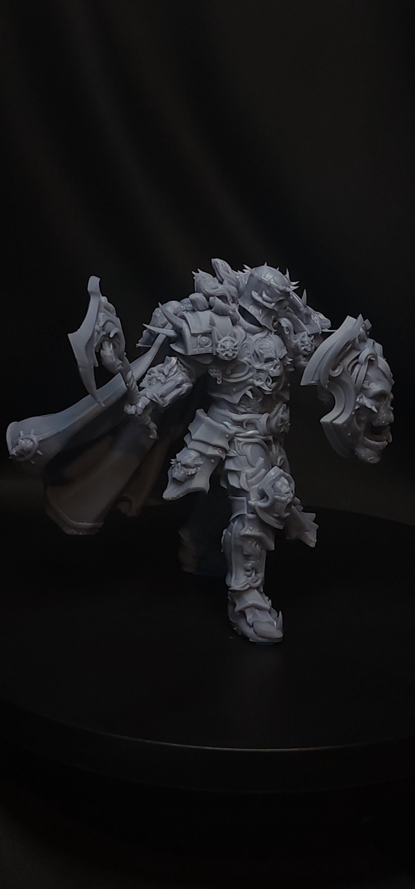 Chaos Knight Miniature GrimDark / Fantasy Figure V3 38mm 50mm 75mm 100mm {By 3DArtguy)