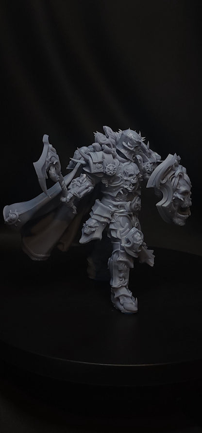 Chaos Knight Miniature GrimDark / Fantasy Figure V3 38mm 50mm 75mm 100mm {By 3DArtguy)