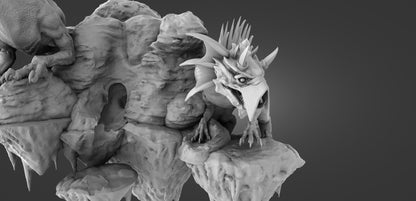 Evil Goddess Fantasy D&D NSFW Model 75mm 100mm 150mm {By 3DArtGuy}