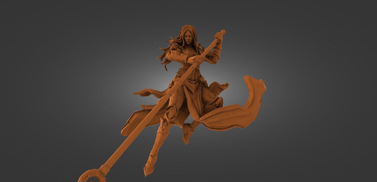 Hope Angel Fantasy Model (Demon Optional) 50mm 75mm 100mm 150mm {By 3DArtGuy}