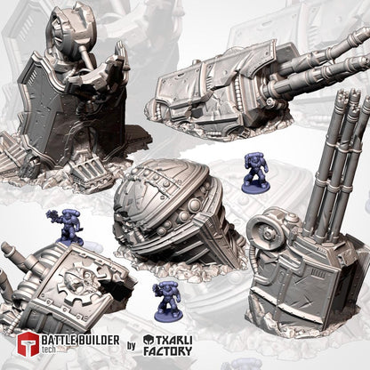 Mega Titan Destroyed Terrain - Scatter Terrain {By TXARLIFACTORY}
