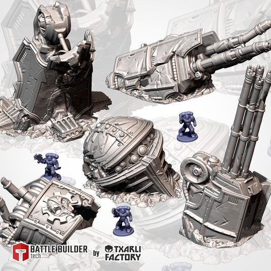 Mega Titan Destroyed Terrain - Scatter Terrain {By TXARLIFACTORY}