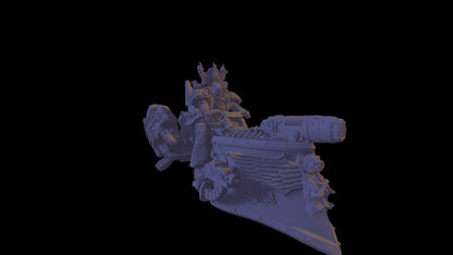 Hoverbike with Soldier 5 Variant Options