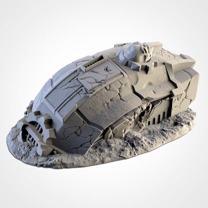 Crashed Titan - Sci-Fi Wreckage Terrain Set or Pieces Double Size Available {By TxarliFactory}