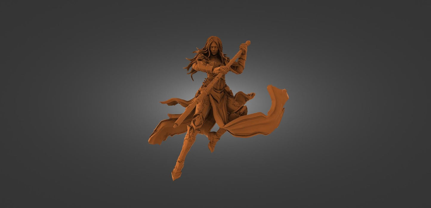 Hope Angel Fantasy Model (Demon Optional) 50mm 75mm 100mm 150mm {By 3DArtGuy}
