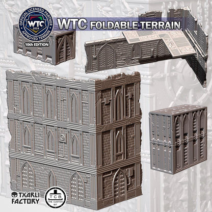 WTC Official Cathedral Foldable Terrain Full Tournament READY Sets / Pieces - Official {TxarliFactory} Set (10th Edition)