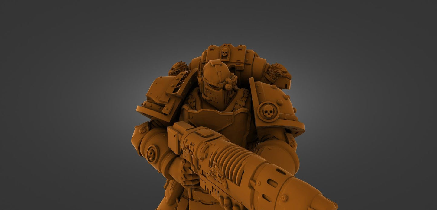Giant Soldier Marine  5 Poses {By 3DArtGuy}