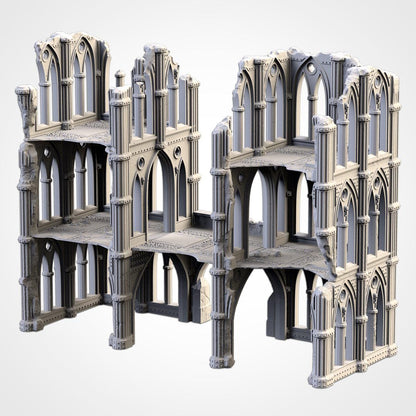 Cathedral Ruins - Closed or Open Options - Modular Terrain {By TXARLIFACTORY}
