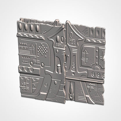 WTC Official Eldar Foldable Terrain Full Tournament READY Sets / Pieces - Official {TxarliFactory} Set (10th Edition)