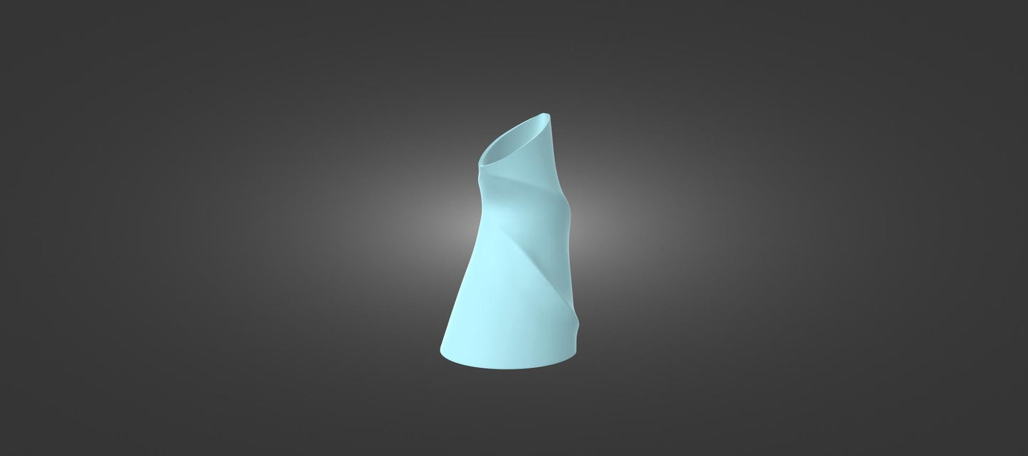 The Quiet Spiral Vase