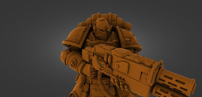 Giant Soldier Marine  5 Poses {By 3DArtGuy}