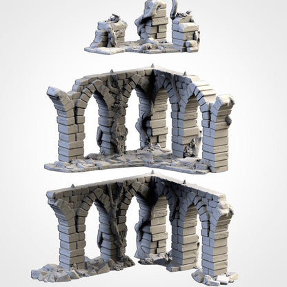 Abandoned City Ruins - Modular Terrain {By TXARLIFACTORY}