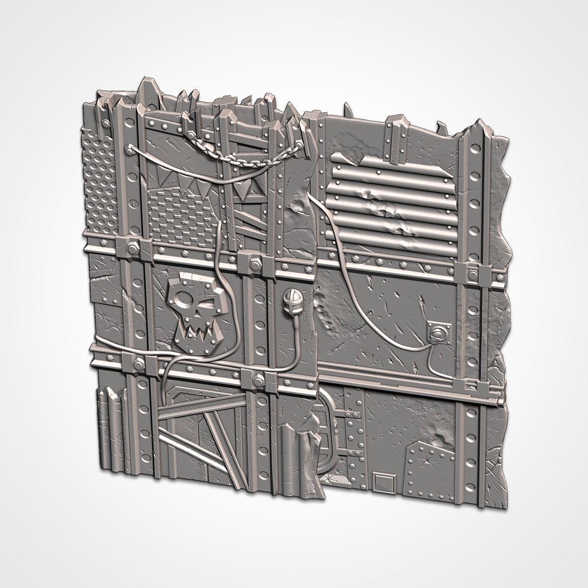 WTC Official Orcs Foldable Terrain Full Tournament READY Sets / Pieces - Official {TxarliFactory} Set (10th Edition)