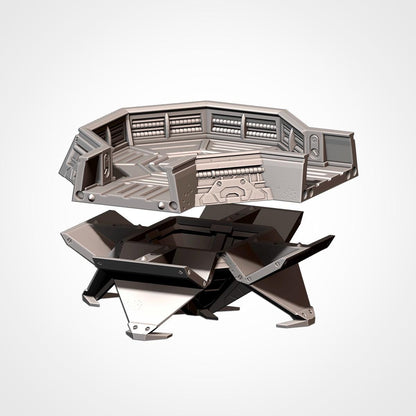 Sci-Fi Trenches Terrain Set for Wargaming - Modular Battlefield Fortifications {By TxarliFactory}