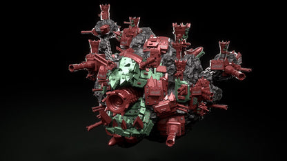 Orc Death Star 100mm - 500mm  Titan Proxy {By 3dArtGuy}