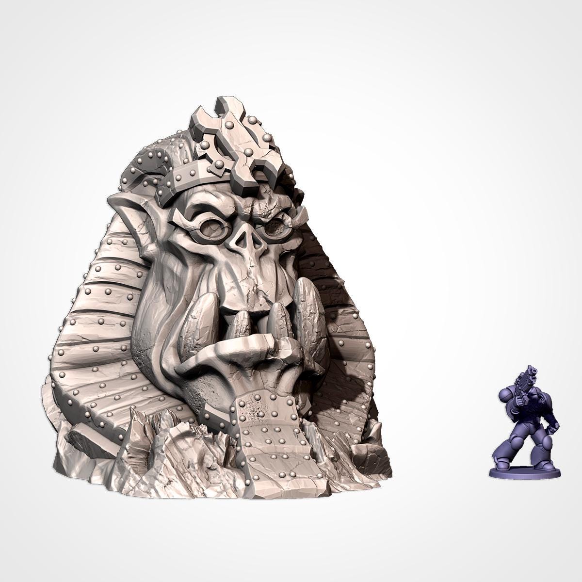 Orcish Monument Terrain- Full Set or Pieces {By TxarliFactory}
