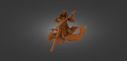 Hope Angel Fantasy Model (Demon Optional) 50mm 75mm 100mm 150mm {By 3DArtGuy}