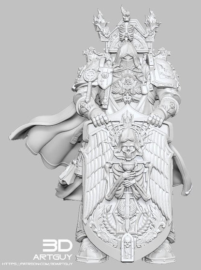 NEW! Grim Champion 4 Poses Available- 32mm 50mm 100mm 150mm  {By 3DArtguy} Free Little Helper with 2 Minis