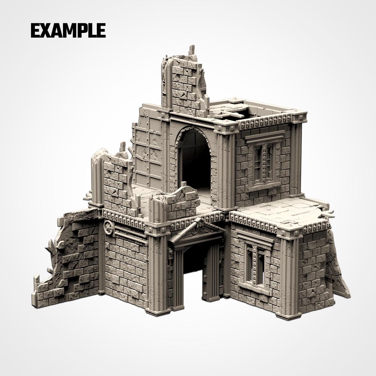 The Last Temples Modular Gothic Ruins Terrain {By TxarliFactory}