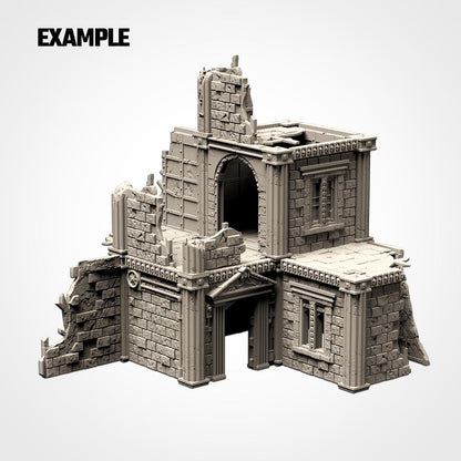 The Last Temples Modular Gothic Ruins Terrain {By TxarliFactory}