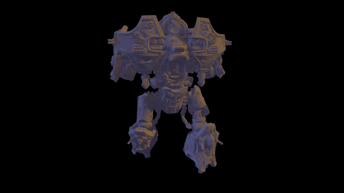 The Walking Cathedral Titan – Modular Weapons & Multiple Sizes {By 3dArtGuy}