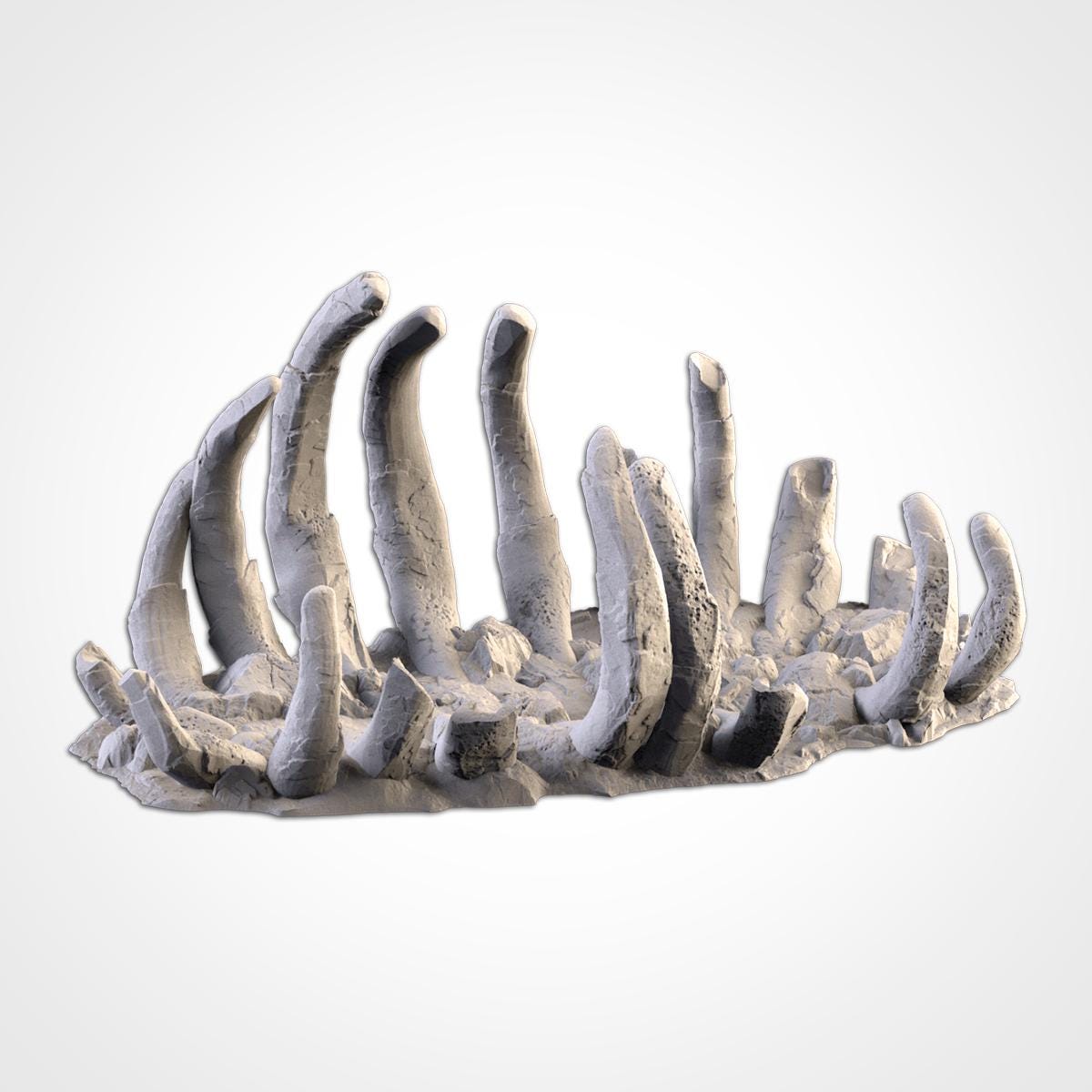 Gigantic Bones Terrain – Massive Skeletal Remains for Wargaming {By TxarliFactory}