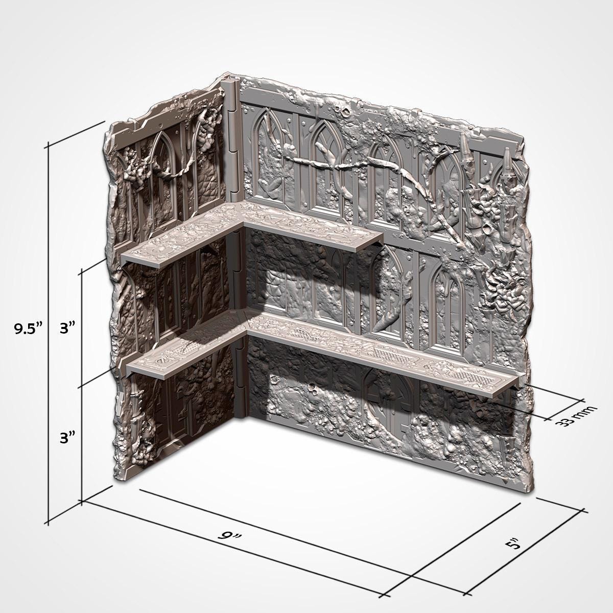 WTC Official ’Nids Foldable Terrain Full Tournament READY Sets / Pieces - Official {TxarliFactory} Set (10th Edition)