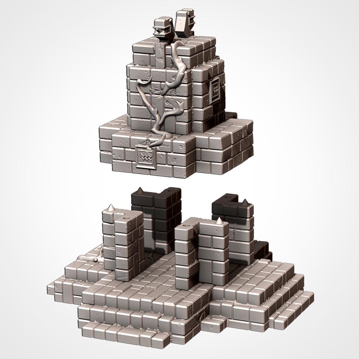 City in the Jungle – Ancient Ruins Terrain Set