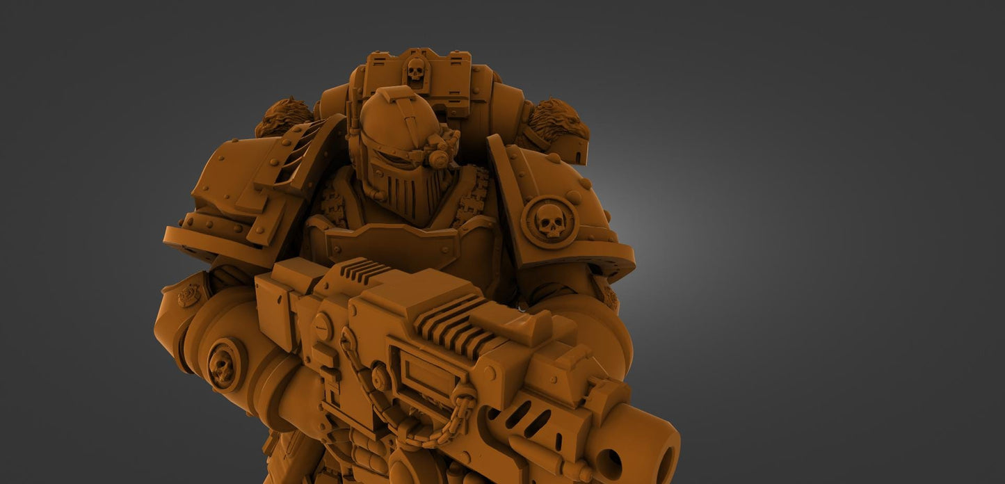 Giant Soldier Marine  5 Poses {By 3DArtGuy}