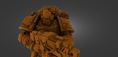 Giant Soldier Marine  5 Poses {By 3DArtGuy}