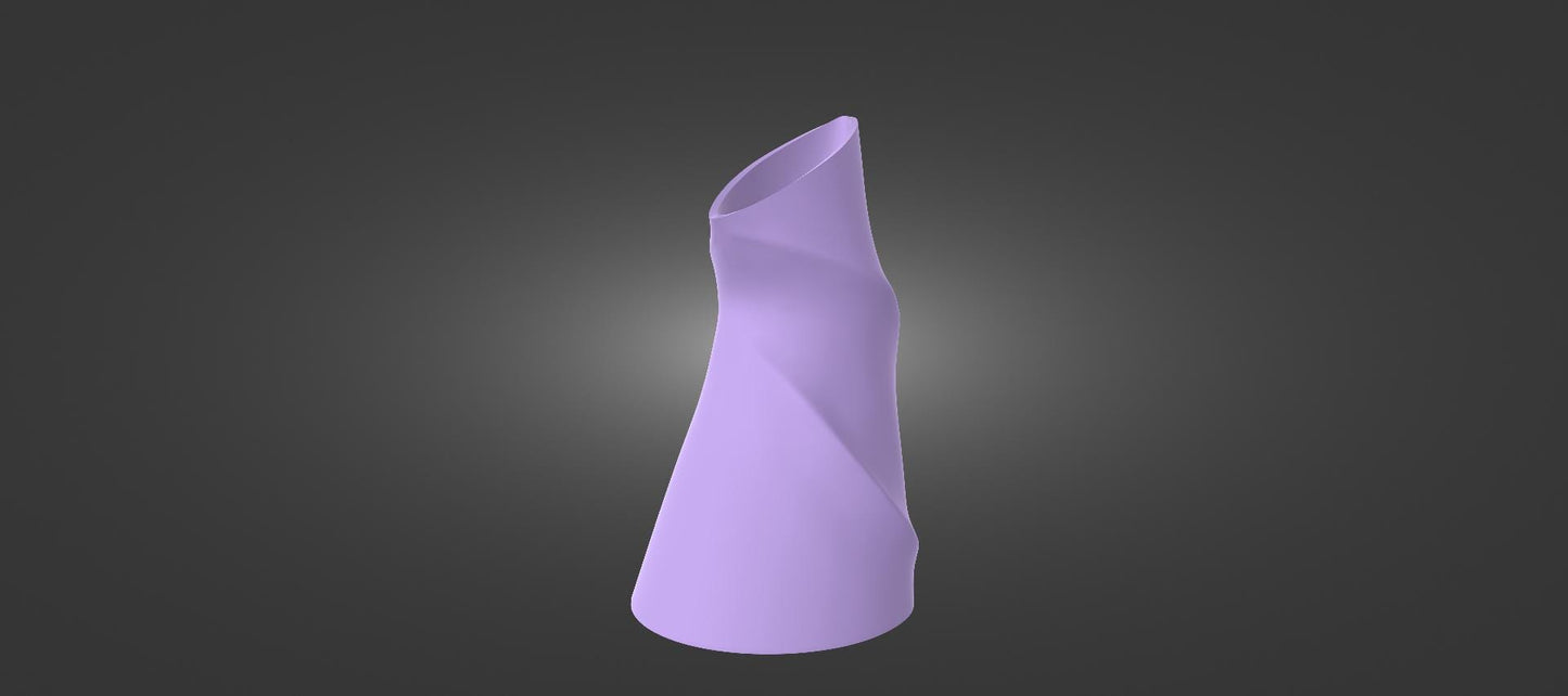The Quiet Spiral Vase