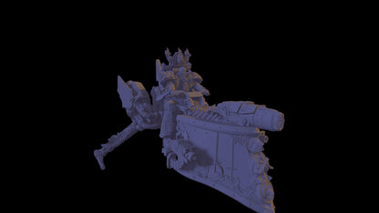 Hoverbike with Soldier 5 Variant Options