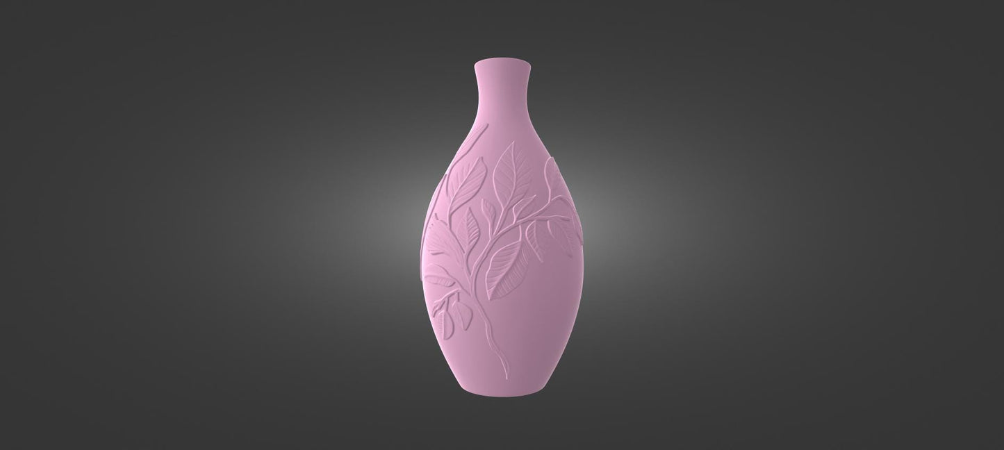 Golden Leaf Vase
