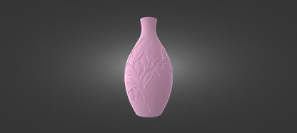 Golden Leaf Vase