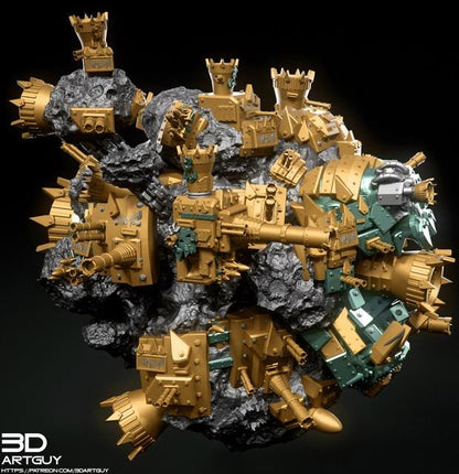 Orc Death Star 100mm - 500mm  Titan Proxy {By 3dArtGuy}