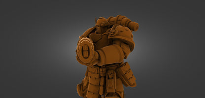 Giant Soldier Marine  5 Poses {By 3DArtGuy}