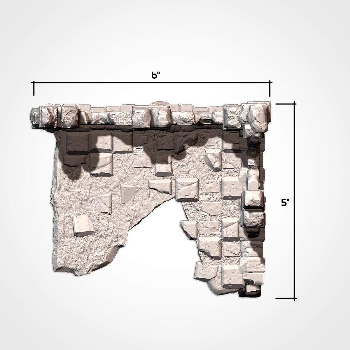 Abandoned Ruins GW Terrain w/ Ground Mats FULL set {By TXARLIFACTORY}