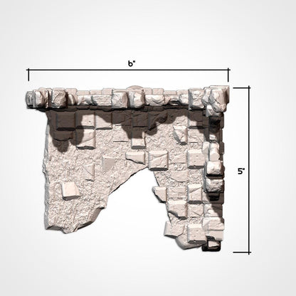 Abandoned Ruins GW Terrain w/ Ground Mats FULL set {By TXARLIFACTORY}