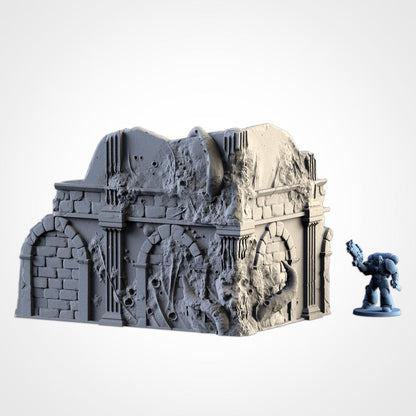 Infected Ruins Terrain – Pariah Style Set - Pieces- Sci-Fi Wargaming Scenery {By TXARLIFACTORY}